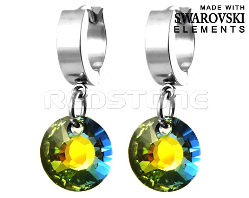 Náušnice Swarovski Elements RED8085